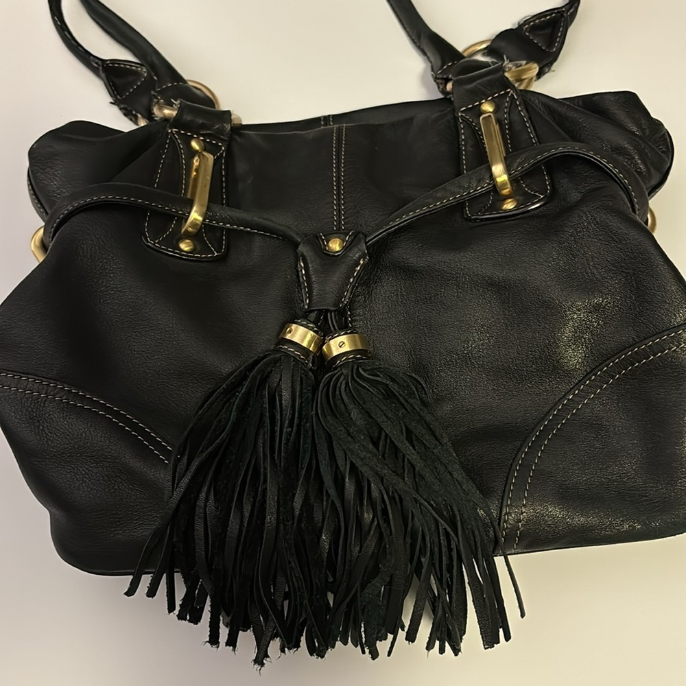B MAKOWSKY BLACK LEATHER PURSE - Picture 2 of 12